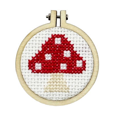 'You're a Fungi!' Mini Matchbox Cross Stitch Kit