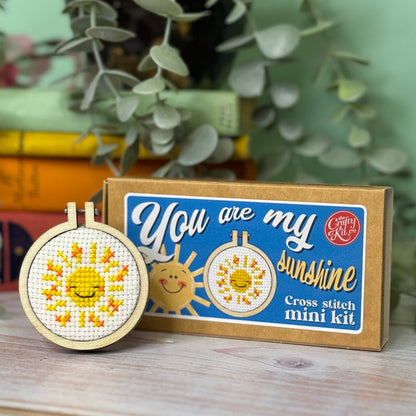 "You are my Sunshine" Mini Matchbox broderikit