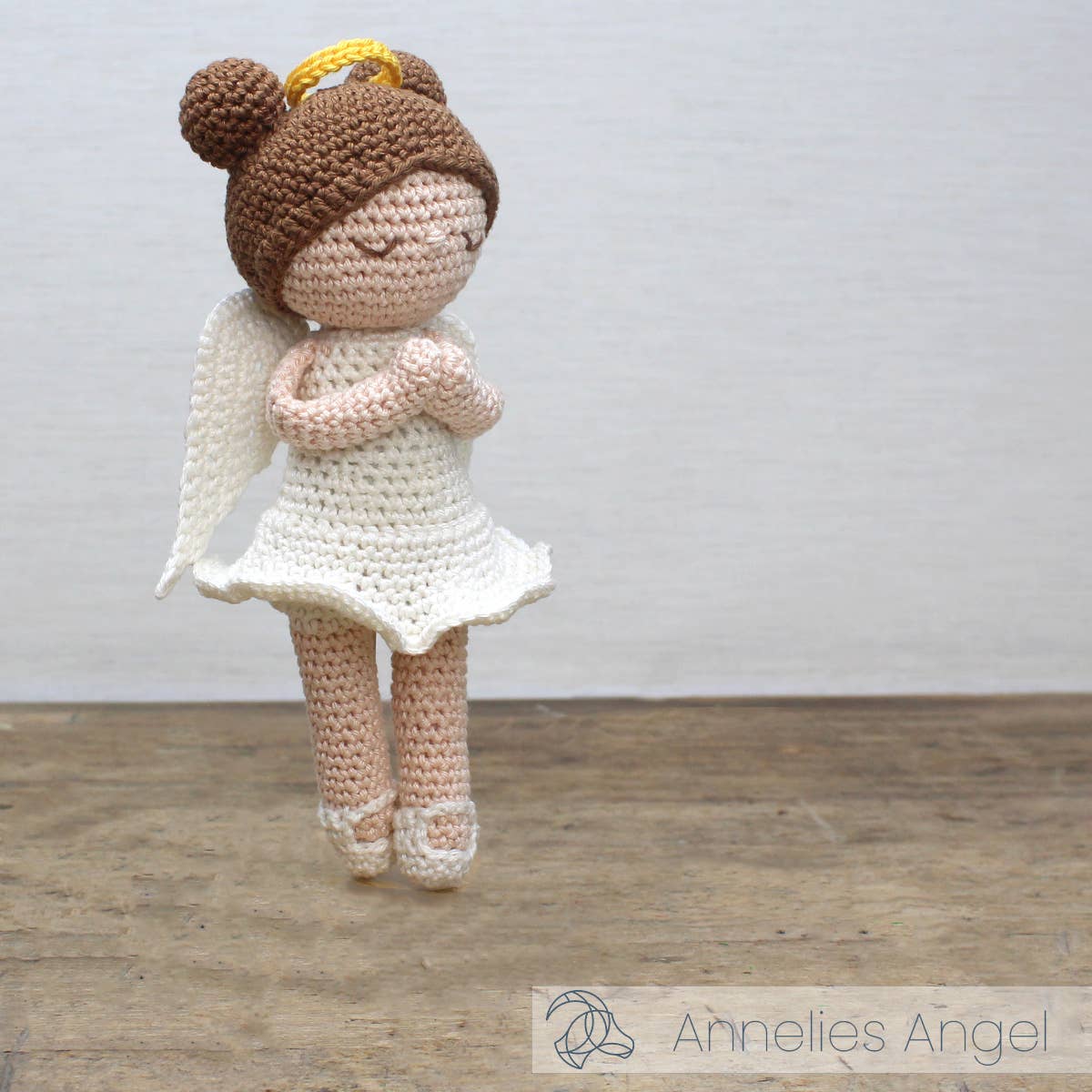 Virk-kit Ängeln Annelies - DIY Crochet Kit Annelies Angel