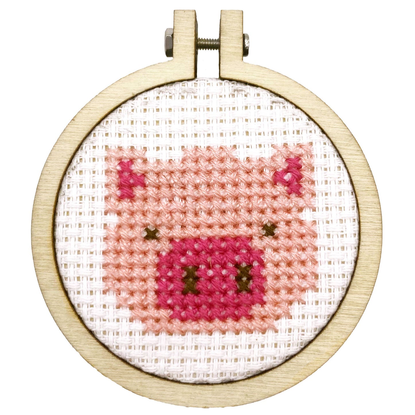 'Missing You Pig Time' Mini Matchbox Cross Stitch Kit