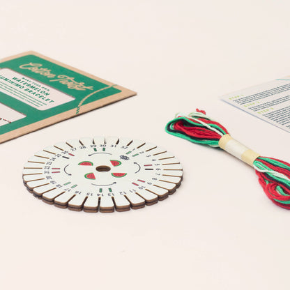 Make Your Own Watermelon Kumihimo Bracelet Kit