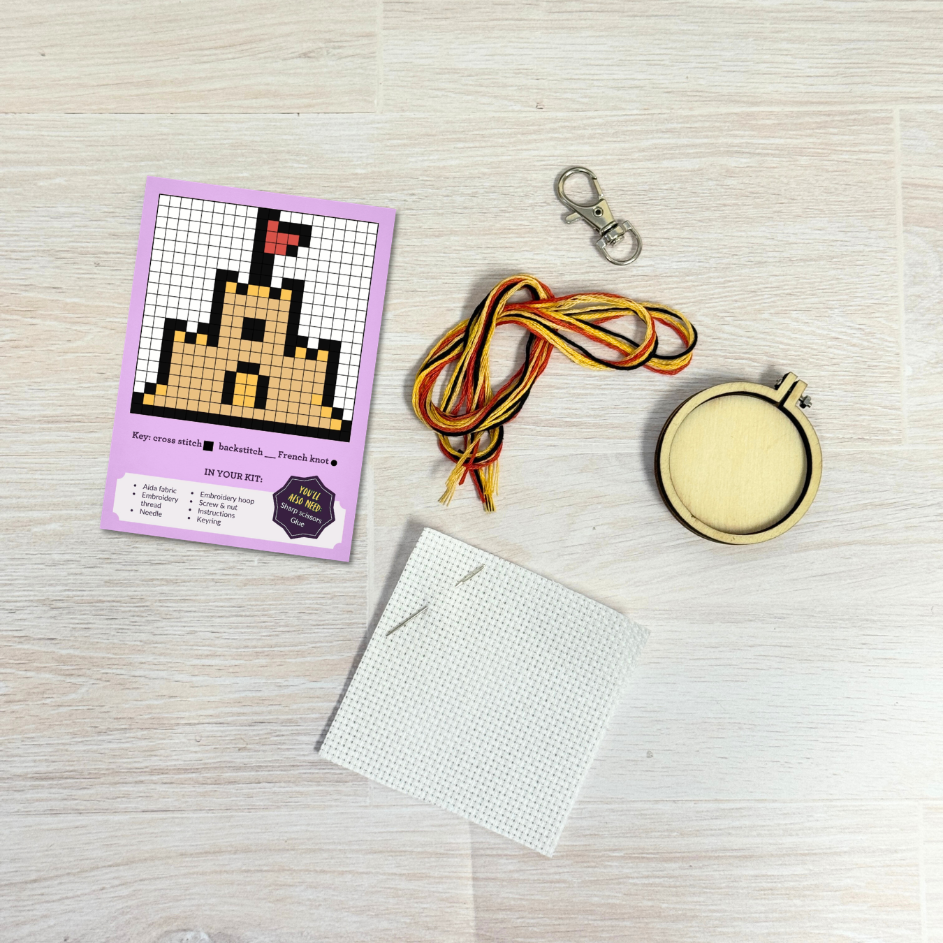You're Sand-sational! Mini Matchbox Cross Stitch Kit