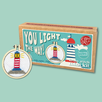 You Light The Way! Mini Matchbox Cross Stitch Kit
