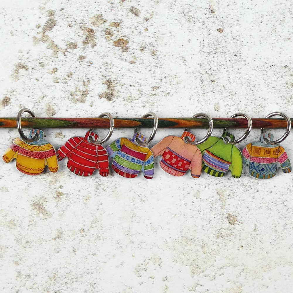 Jumpers Stitch Markers In A Knitters Pocket Tin
