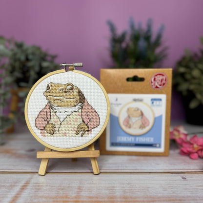 Beatrix Potter - Jeremy Fisher Mini Cross Stitch Kit