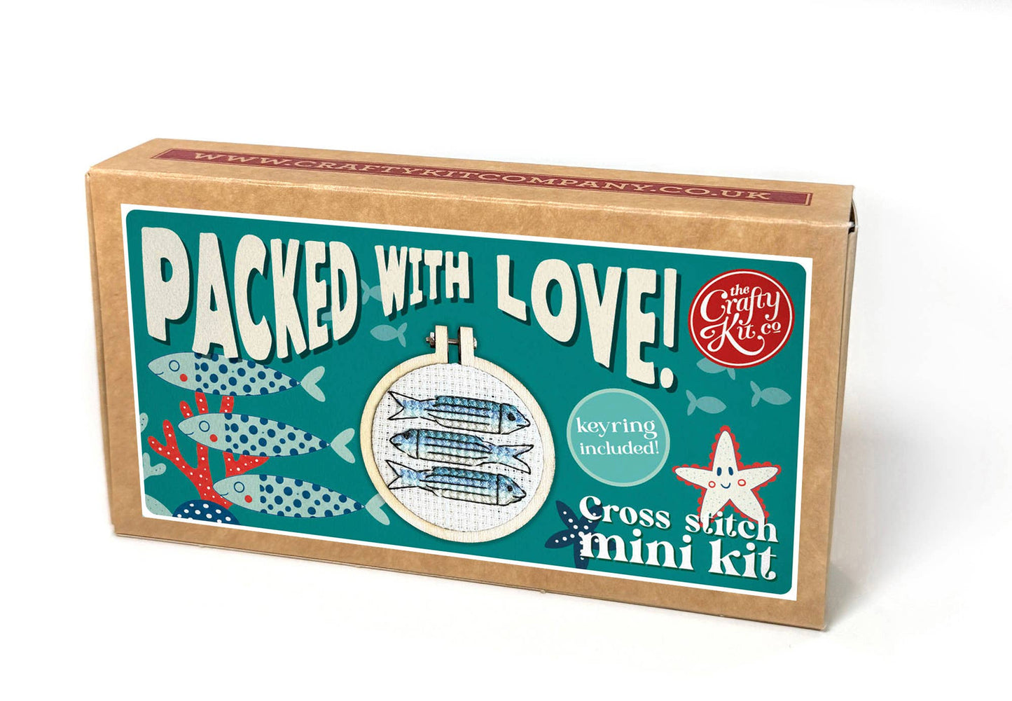 Packed with Love! Mini Matchbox Cross Stitch Kit
