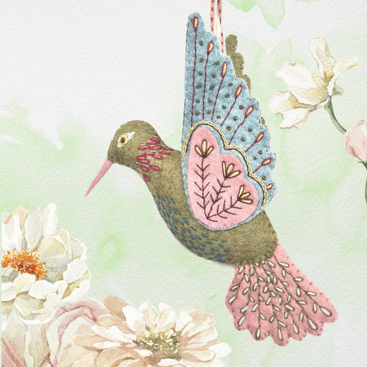 Filtkit Kolibri - Hummingbird Felt Craft Mini Kit