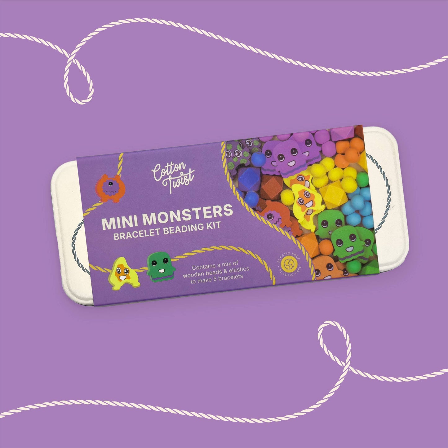 Mini Monsters Armbånd Perlesæt