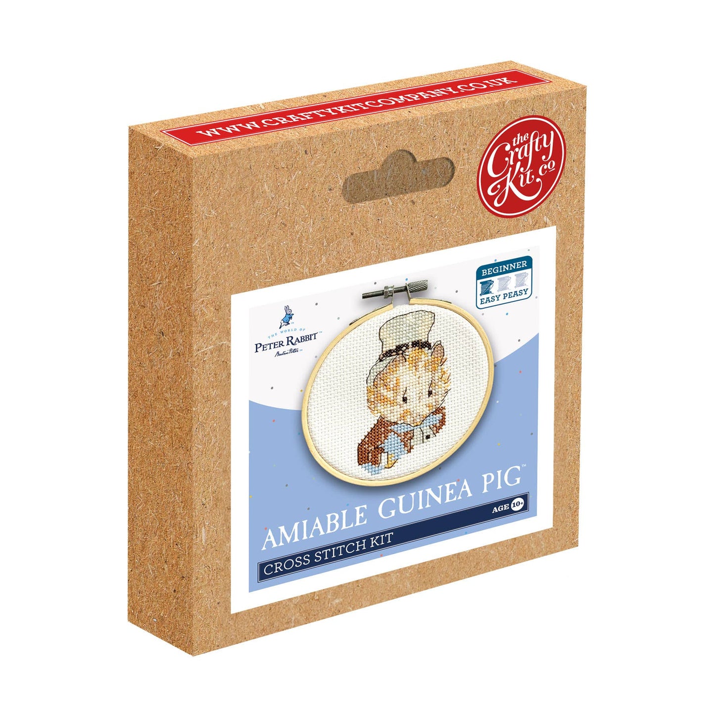 Beatrix Potter - Amiable Guinea Pig Mini Cross Stitch Kit