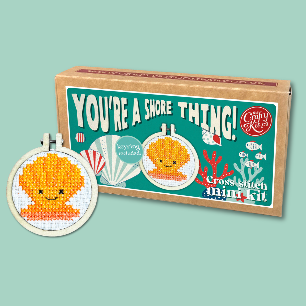 You're a Shore Thing! Mini Matchbox Cross Stitch Kit