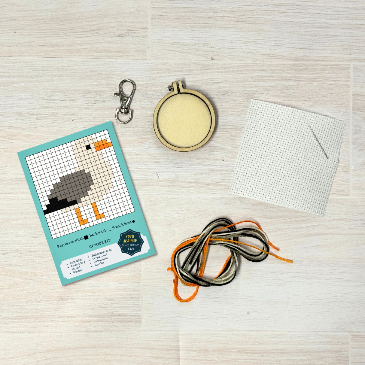 I'd Give You My Last Chip! Mini Matchbox Cross Stitch Kit