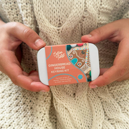 Gingerbread House Keyring Gift Kit