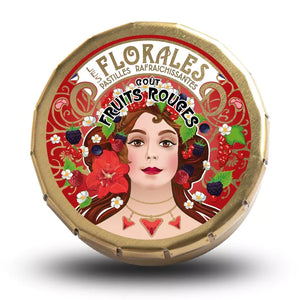 Les Florales - söt liten ask med pastiller i olika smaker