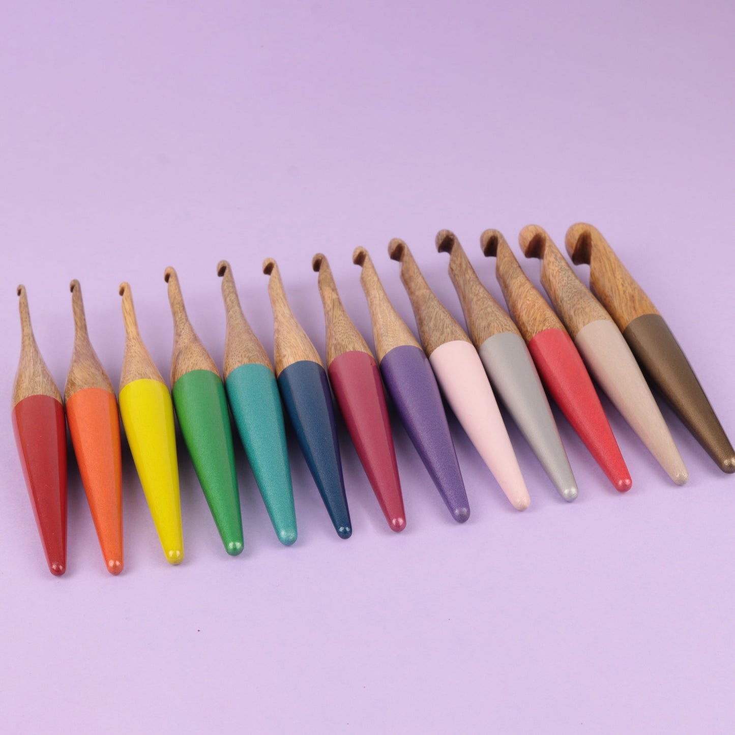 Virknål - Mango wood 15 cm