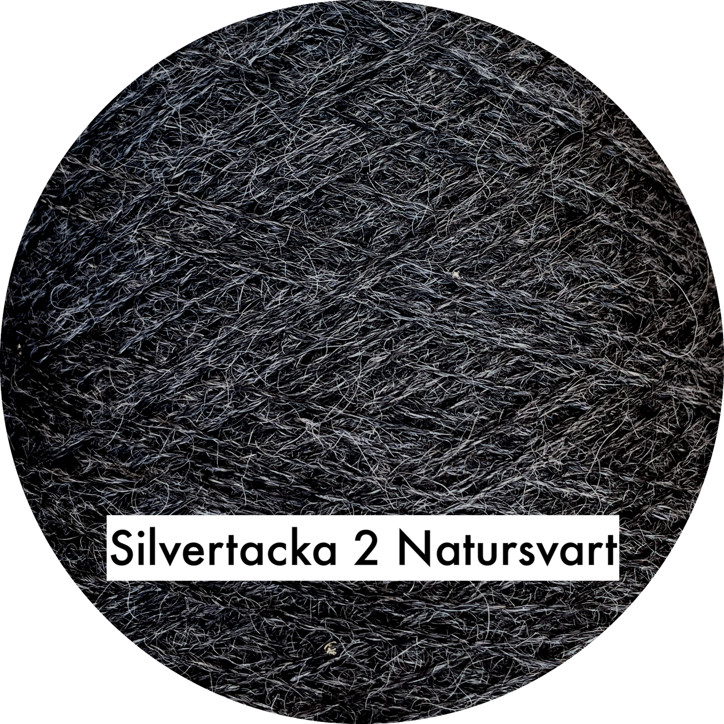 Silvertacka 2-trådigt svensk 100% ull från Gotland
