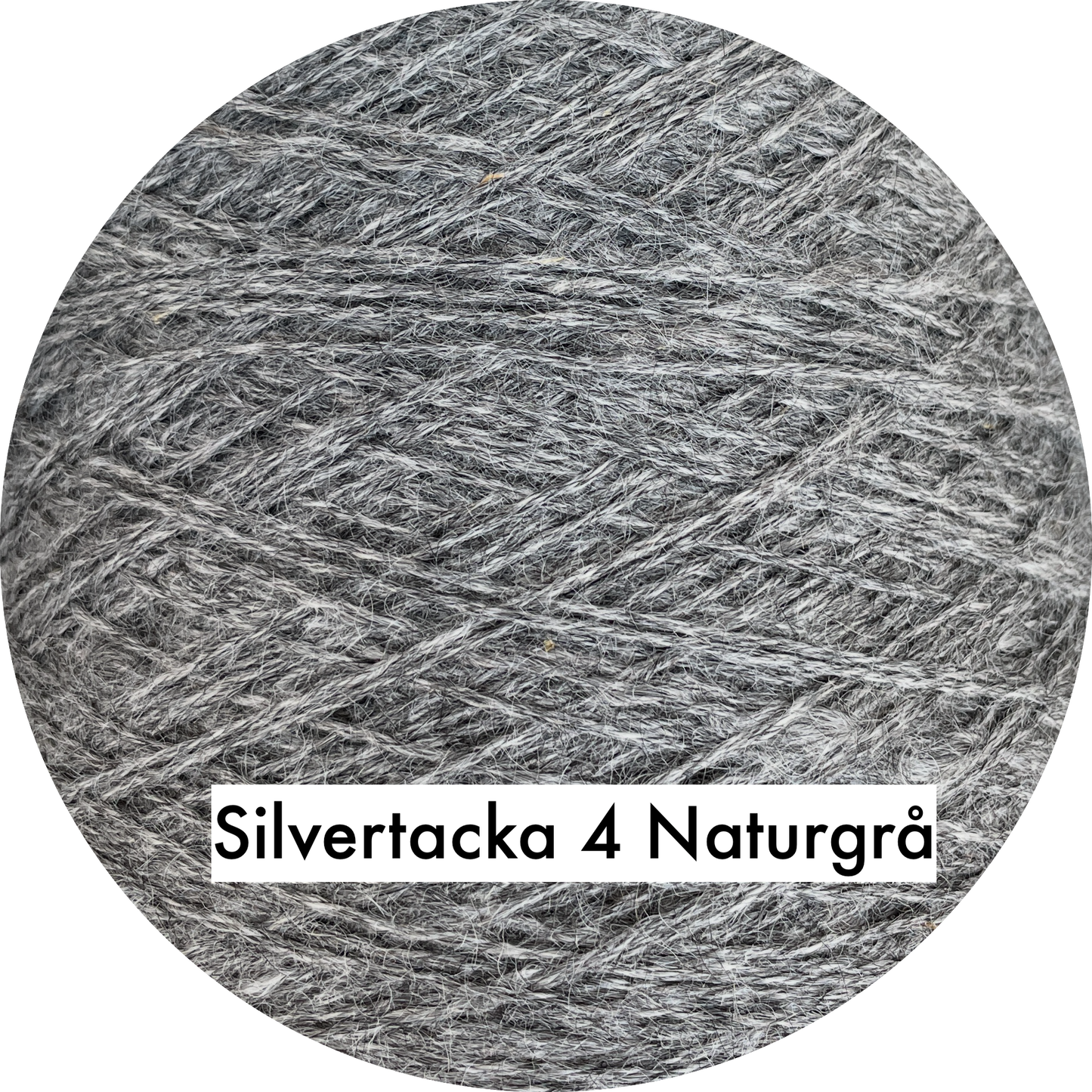 Silvertacka 4-trådigt svensk 100% ull från Gotland