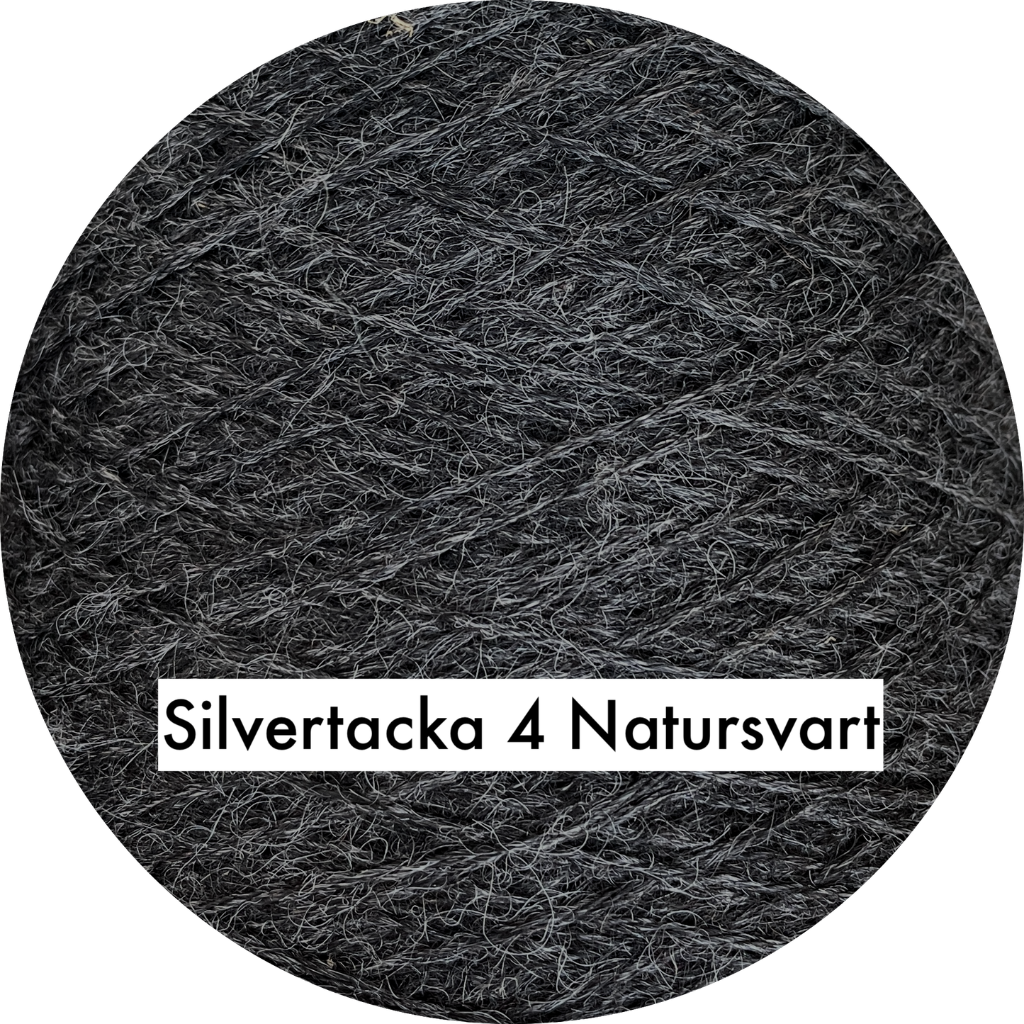 Silvertacka 4-trådigt svensk 100% ull från Gotland