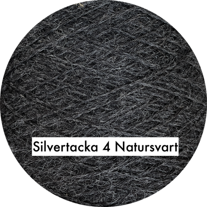 Silvertacka 4-trådigt svensk 100% ull från Gotland