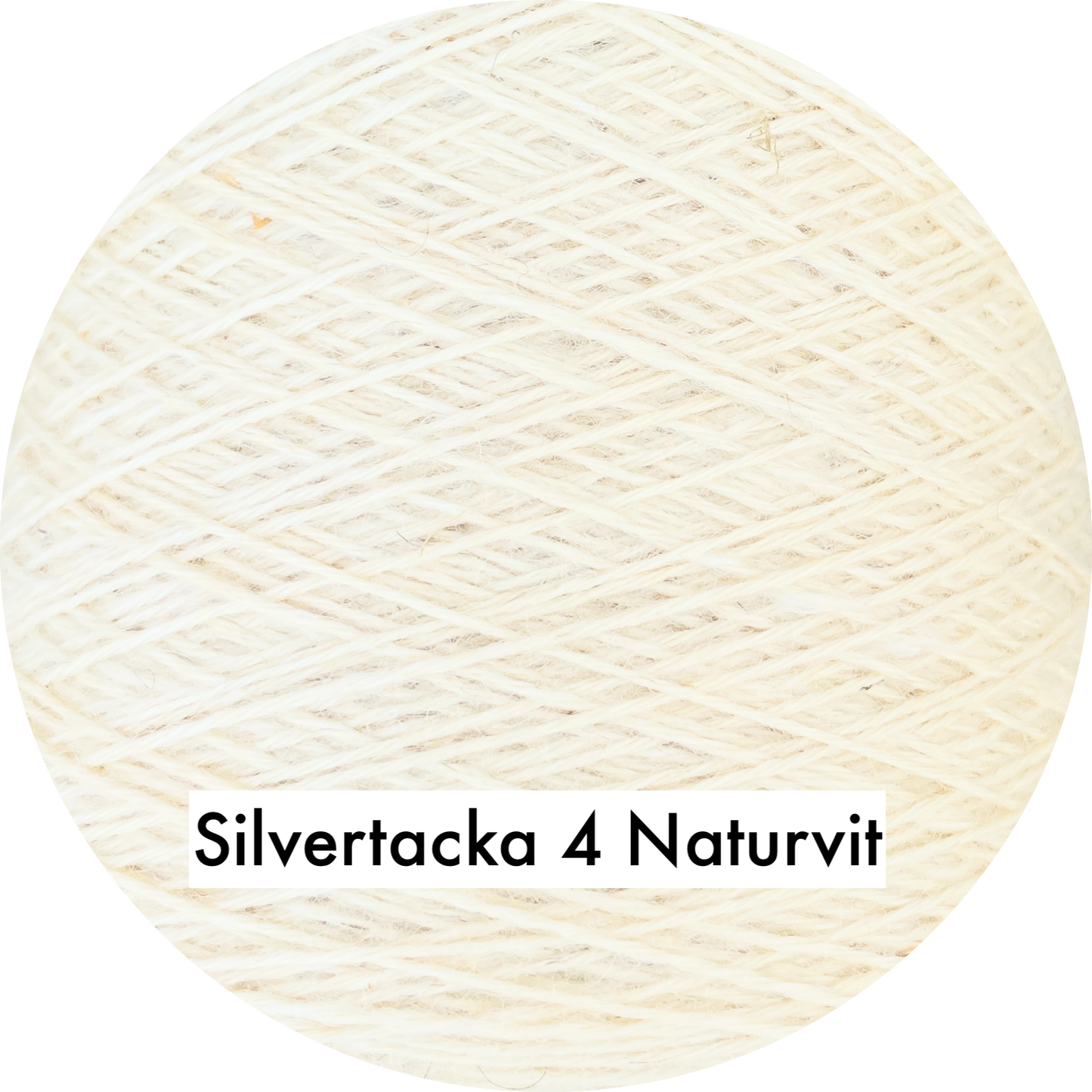 Silvertacka 4-trådigt svensk 100% ull från Gotland