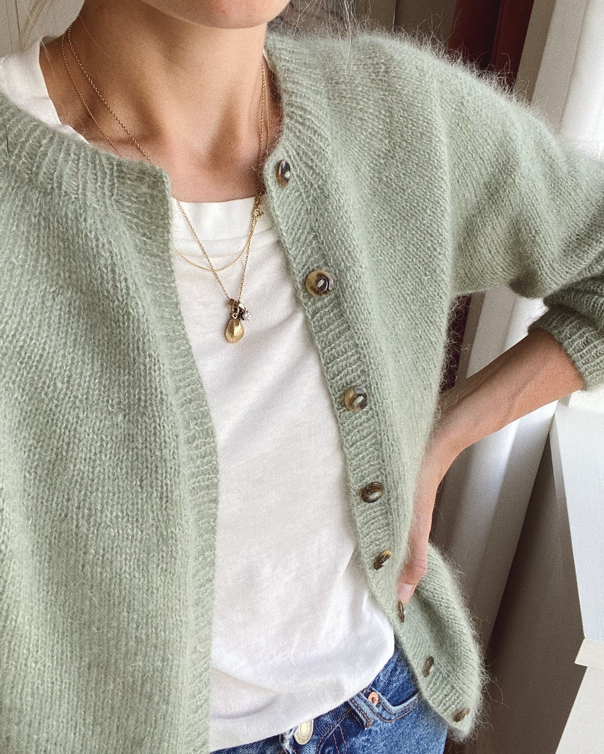 Novice Cardigan – Mohair Edition