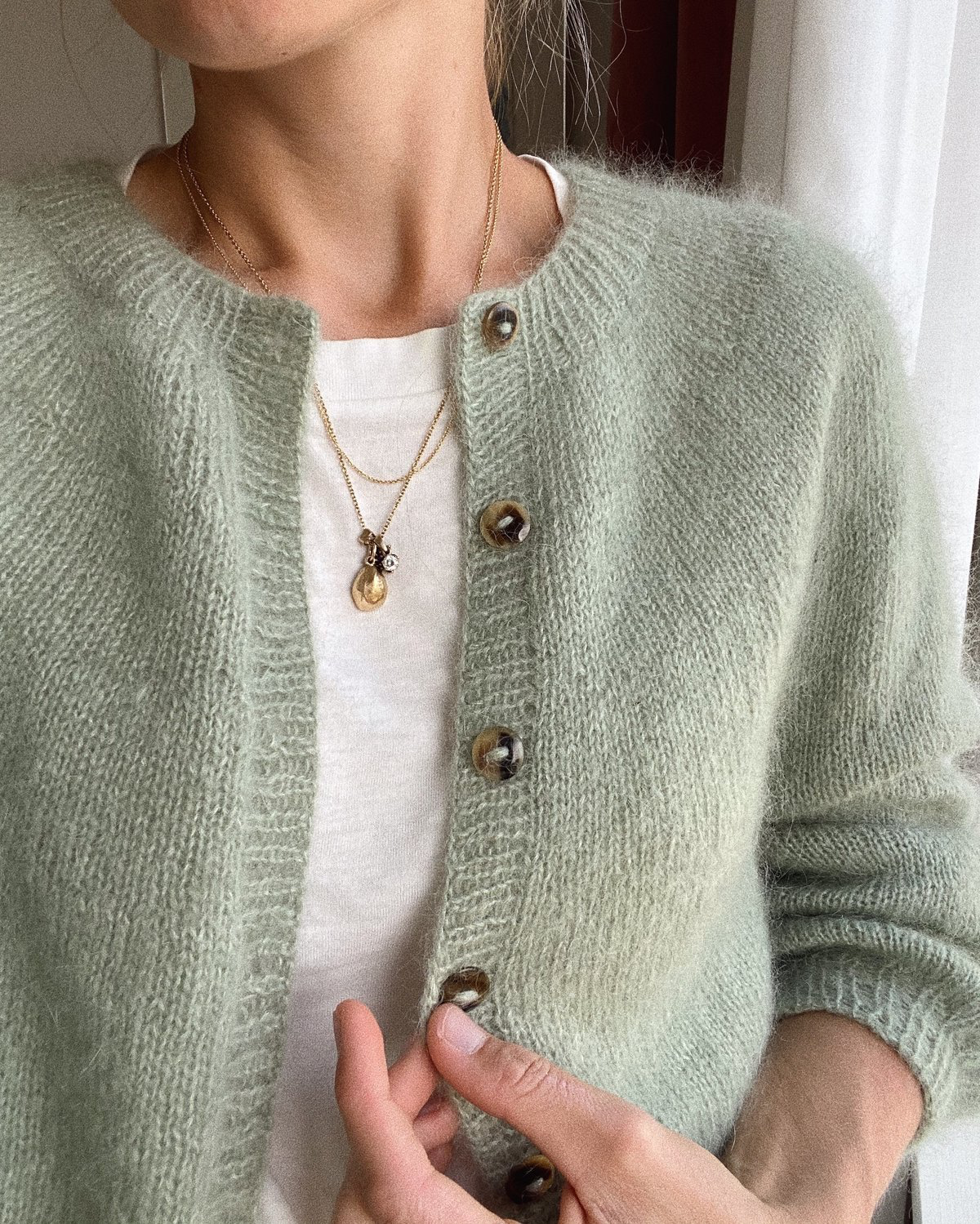 Novice Cardigan – Mohair Edition