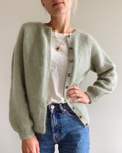 Novice Cardigan – Mohair Edition